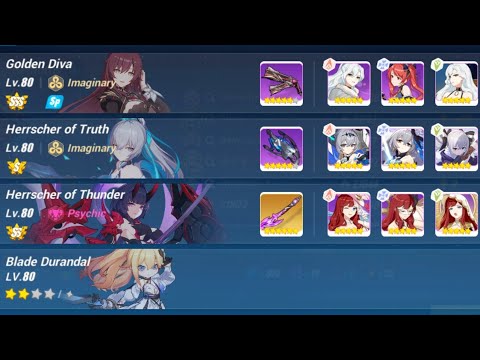 Honkai Impact Exalted Abyss Red Lotus (433D) 811* Lightning RPC-6626 (SS HoT, S0 HoTr, SSS GD)
