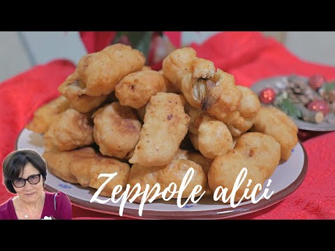 LA ZEPPOLE CALABRESI DI NATALE | CON LE ALICI |  RICETTA FACILE E VELOCE