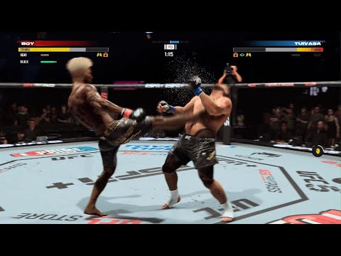 EA SPORTS UFC 5 (Career mode) EP 15 - Making Tai Bam Bam Tuivasa eat defeat in my 1st title defense