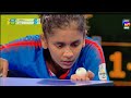 Sreeja Akula amazing fight in game 6 of bronze medal match table tennis