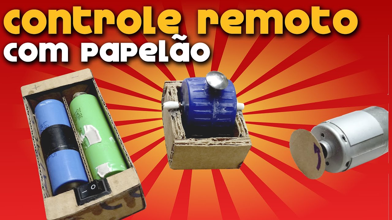 how to make a motor spin both ways: Cardboard remote control simple to make