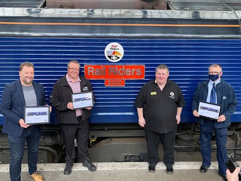 Direct Rail Services 66303 'Rail Riders 2020' naming ceremony - York Station 7th July 2021