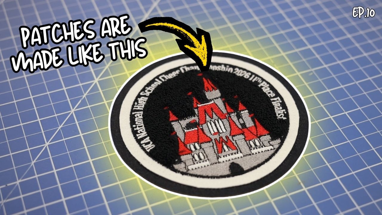 How Chenille Patches Are Made For Letterman Jackets | BTS with WeGotEm Tees #10