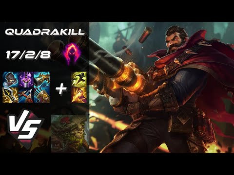 JUNGLE Graves vs Ivern [QUADRAKILL] - NA Grandmaster Patch 25.S1.5