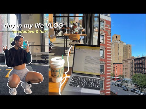 FITNESS VLOG: how I gained gym confidence, workout with me, doing school work, & more!