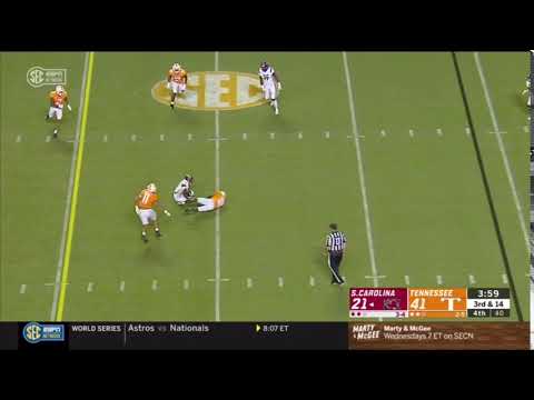 2019 USC vs Tennessee - Shi Smith 10 Yd Reception