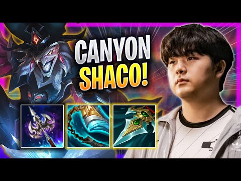 CANYON IS A MONSTER WITH SHACO! - DK Canyon Plays Shaco JUNGLE vs Lee Sin! | Bootcamp 2023