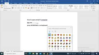 How to Open Emoji in Computer Funny Tips