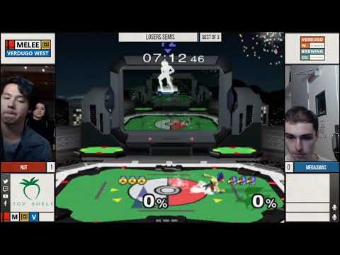 Melee @ Verdugo #51 - Nut (Sheik) VS MegaXmas (Falco) - SSBM - Losers Semis