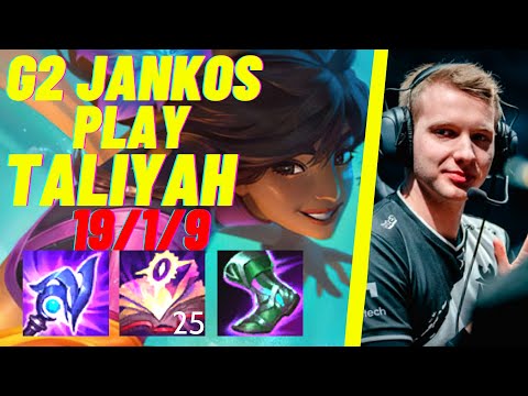 G2 JANKOS PLAYS TALIYAH VS OLAF |EUW CHALLENGER PATCH10.25| [League of Legends] Full Gameplay