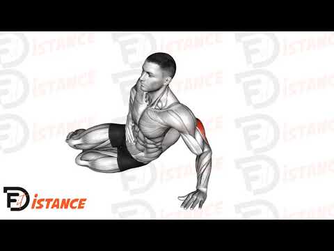 Exercice Pompes triceps sur le côté en unilatéral