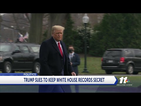 TRUMP SUES TO KEEP WHITE HOUSE RECORDS SECRET