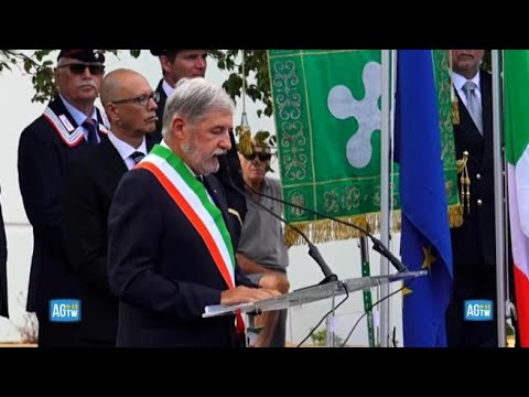 Anniversario Ponte Morandi, il sindaco di Genova legge il messaggio del premier Draghi