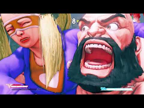 STREET FIGHTER V Zangiefsgym (Zangief) VS IamPeering (R.Mika) Casual match