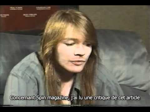 Part 4 - Interview d'Axl sur Use Your Illusion - mai 1991 - VOST