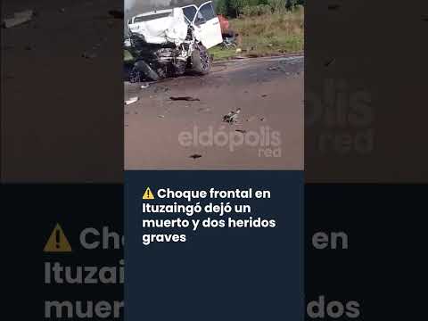 Un trágico accidente #ituzaingo #corrientes