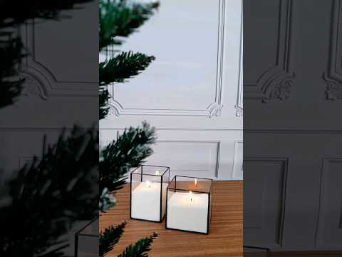 Подсвечник из стекла, воск в комплекте. Набор из 2х шт воск в комплекте(12,10см). - фото 1 - id-p2024938654