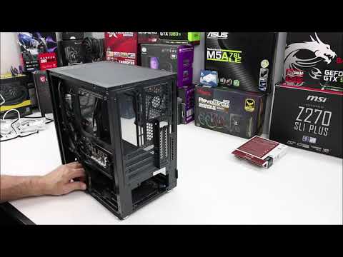 Kolink Citadel Mesh RGB Micro-ATX case – juodos spalvos video