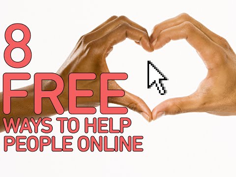 8 FREE Ways To Help People
