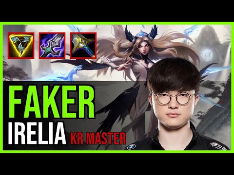 Faker - IRELIA vs. SETT Mid | KR Master