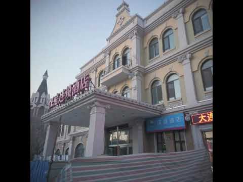 Exploração de edifícios de estilo russo em Dalian, província de Liaoning, China