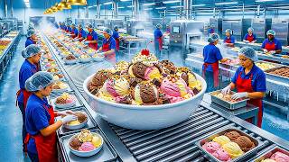 World’s Largest Ice Cream Factory – Full Production Line