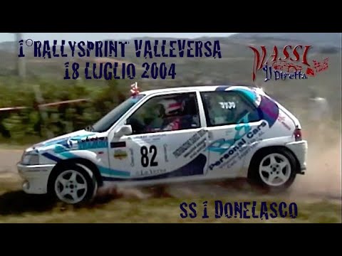 1°RALLYSPRINT VALLEVERSA 2004 | SS1 DONELASCO | SHOW & FULL ATTACK #RALLY #ILDIRETTA #RALLYSPRINT