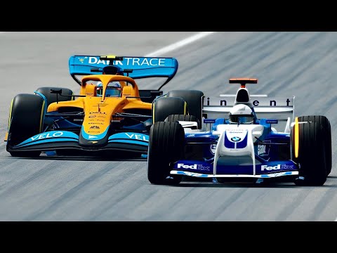 McLaren F1 2022 vs Williams F1 2004 at Red Bull Ring