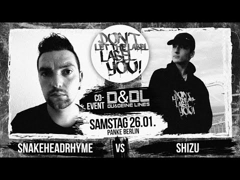 SnakeHeadRhyme vs Shizu // DLTLLY RapBattle (CoEvent4 // Berlin) // 2019