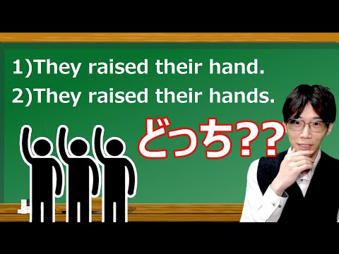 ネイティブも迷う！この場合、単数？複数？