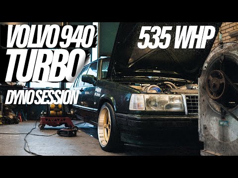VOLVO 940 TURBO - DYNO SESSION⎟LAUNCH AND BURNOUT