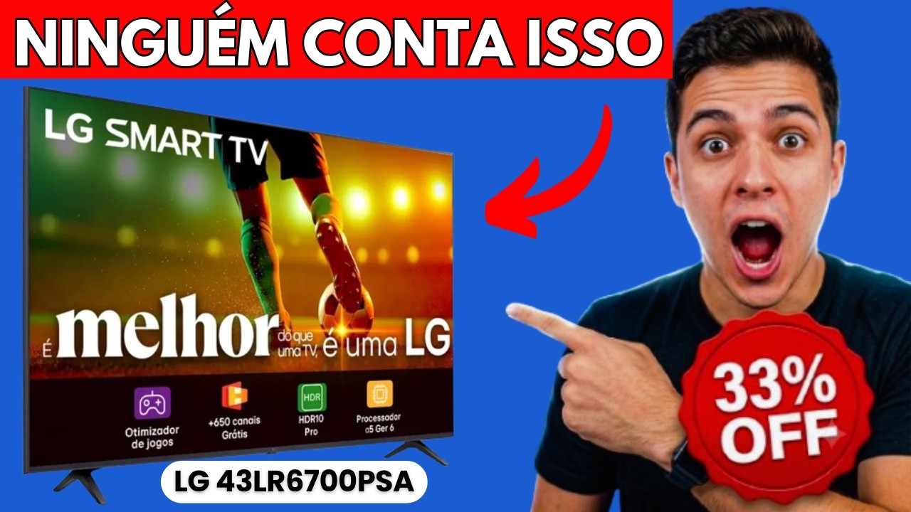 Miniatura da avaliação em vídeo de Smart TV LG 43UR7800PSA 4K UHD 43 Polegadas