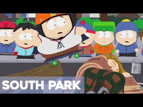 Cartman Jumps The Homeless