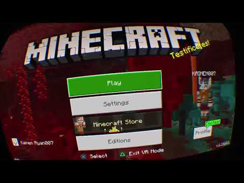 Minecraft VR as requested by a Subscriber of the show.