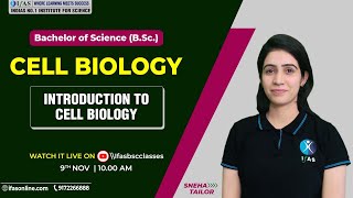 FREE LIVE LECTURE SERIES B.Sc. Classes | Cell Biology | INTRODUCTION TO CELL BIOLOGY