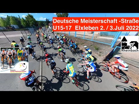Deutsche Meisterschaft 1er Straße U15m/w, U17m/w, U19m/w und U23w Elxleben an der Gera  2./3.07.2022