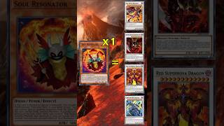 4 DRAGONES CON 1 CARTA #yugioh #yugiohcommunity #duellinks #combos #resonators #reddragonarchfiend