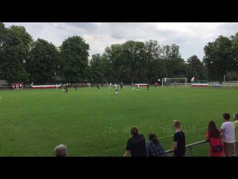 Treffer zum 1:0 SG 01 Hoechst gegen RSV Weyer