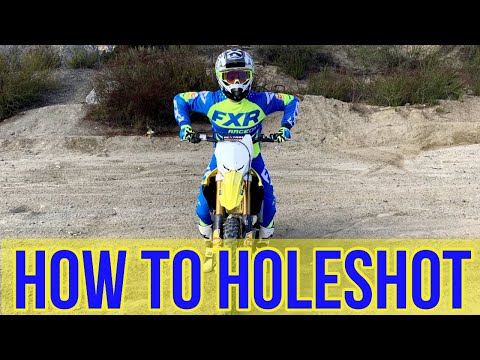 How To Holeshot a Dirt Bike|Motocross Start Techniques