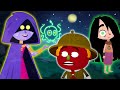 Midnight Adventure | Down By The Bay With Len & Mini | Funny Spooky Nursery Rhymes | HooplaKidz TV