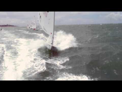 Laser Sailing Crash - Broken Mast