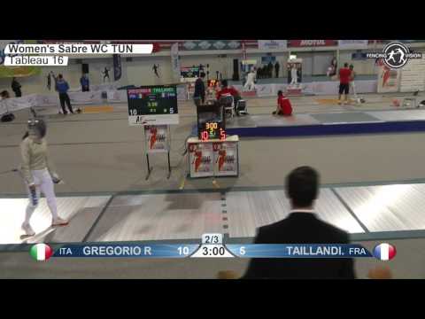 FE F S Individual Tunisia TUN World Cup 2017 T16 06 blue TAILLANDIER FRA vs GREGORIO ITA