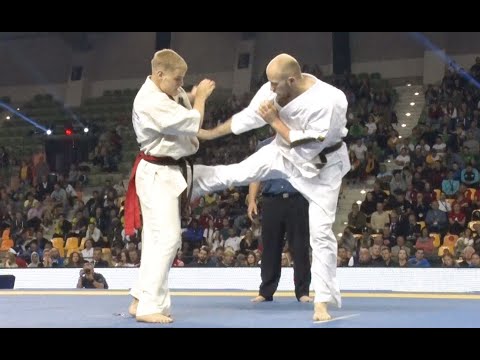 【新極真会】MEN LIGHT HEAVY quarterfinal3 Rosin vs Sokolovas 7WC in Weight Categories SHINKYOKUSHINKAI