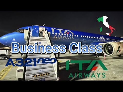 5 Hours in ITA Airways | A321neo Business Class | Rome to Dubai