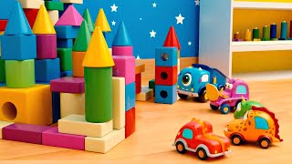 Vamos brincar com os carrinhos Mocas! Desenhos animados em português. Desenho animado infantil