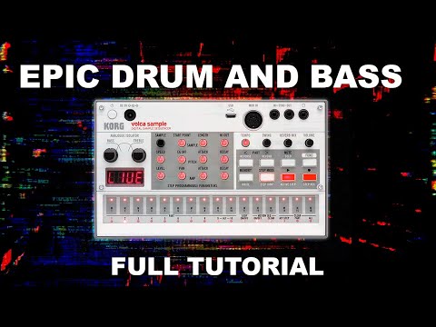 Make Drum and Bass on the Korg Volca Sample | Full Tutorial