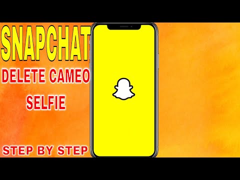 ✅ How To Delete Cameo Selfie On Snapchat 🔴