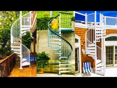 Outdoor Spiral Staircase Installation Video
