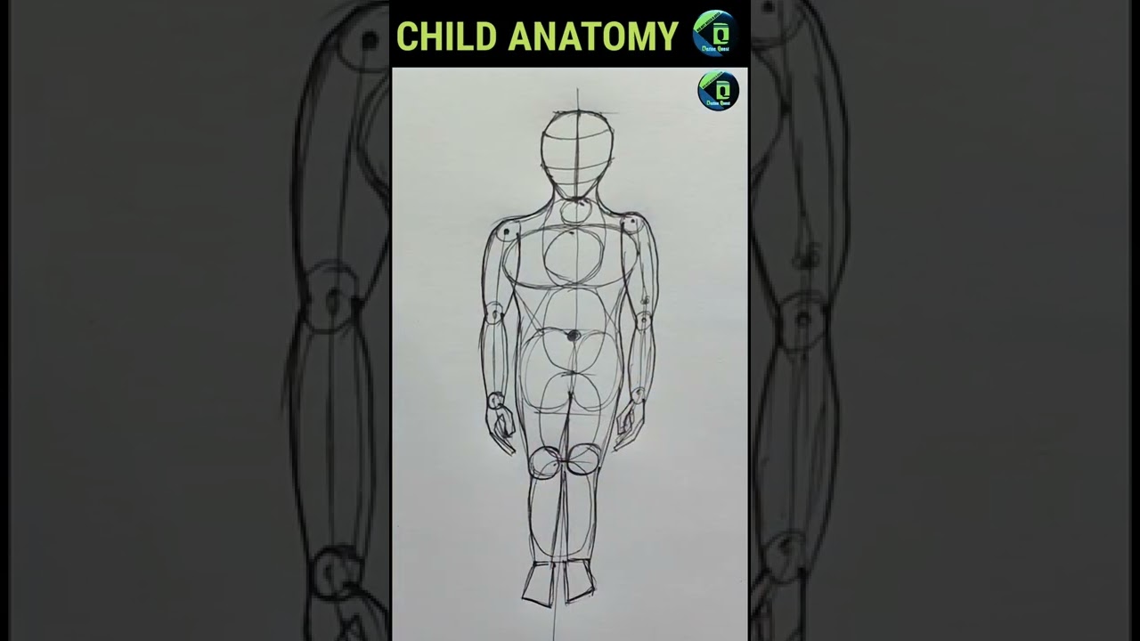 Child Anatomy Drawing | watch full vdo - link is given in the description below