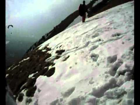 Steno 69 decollo difficoltoso in parapendio da Doss del Sabion Pinzolo TN